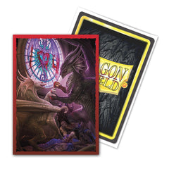 Dragon Shield: Standard 100ct Brushed Art Sleeves - Valentine Dragons (2022) | Gamers Paradise