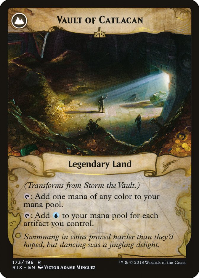 Storm the Vault // Vault of Catlacan [Rivals of Ixalan] | Gamers Paradise