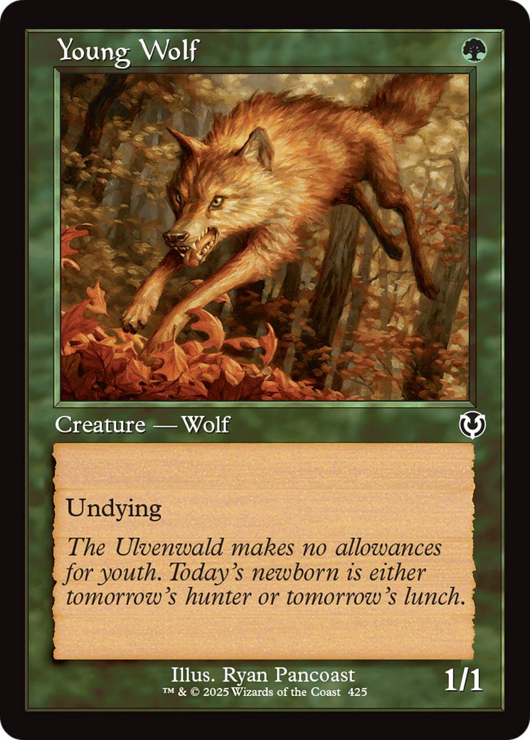 Young Wolf (Retro Frame) [Innistrad Remastered] | Gamers Paradise