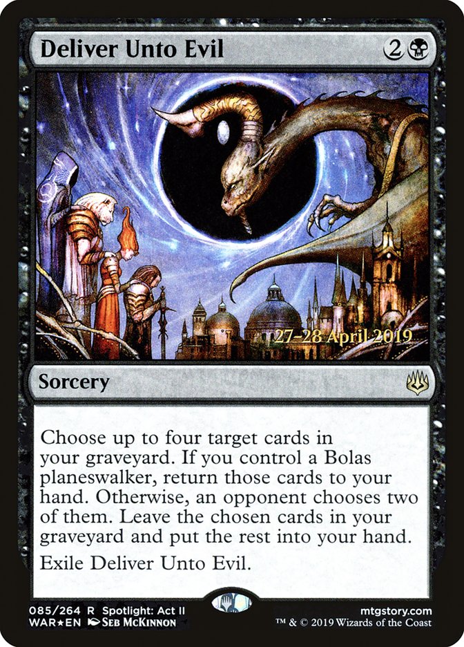 Deliver Unto Evil [War of the Spark Prerelease Promos] | Gamers Paradise
