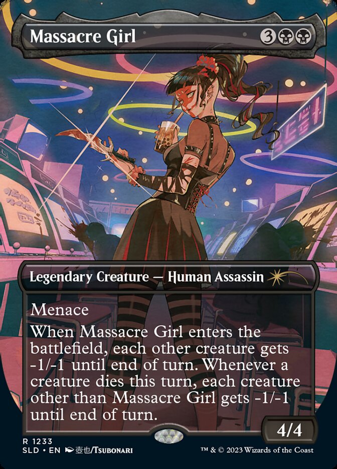 Massacre Girl (Borderless) [Secret Lair Drop Series] | Gamers Paradise