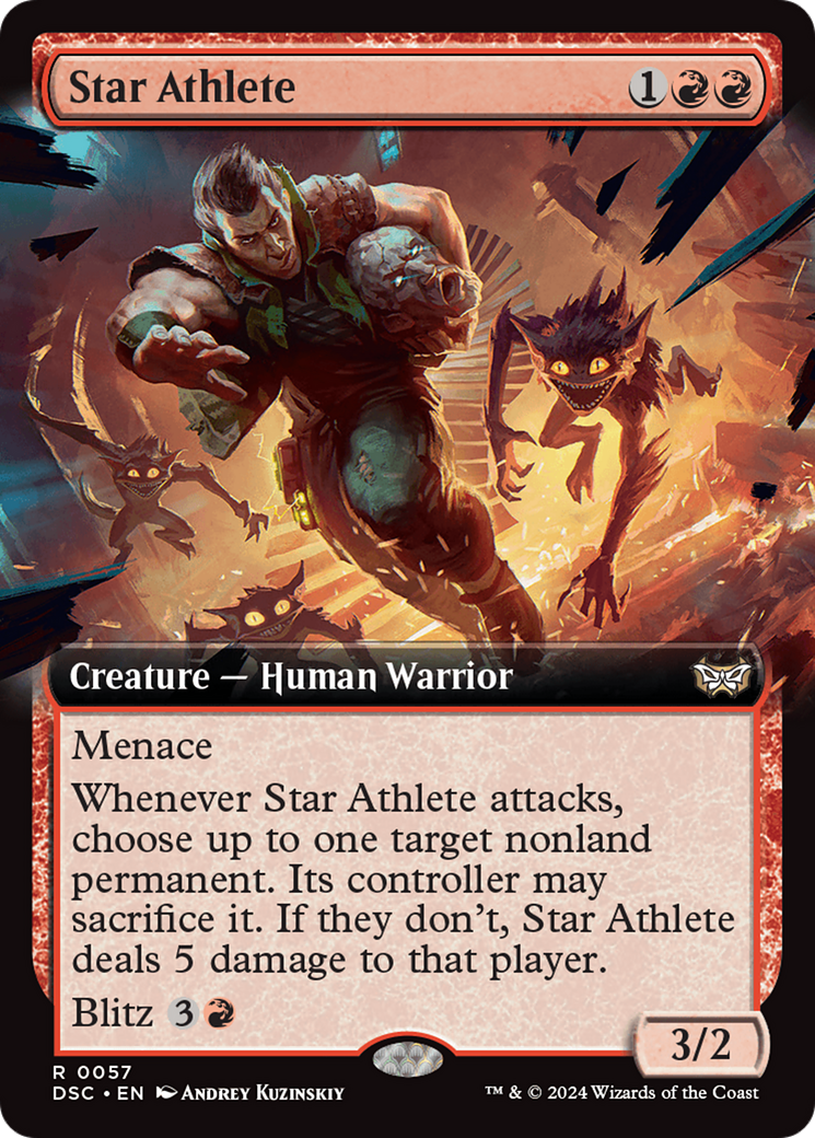 Star Athlete (Extended Art) [Duskmourn: House of Horror Commander] | Gamers Paradise