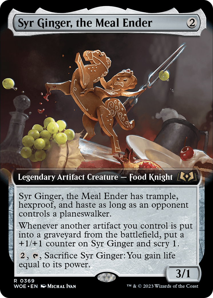 Syr Ginger, the Meal Ender (Extended Art) [Wilds of Eldraine] | Gamers Paradise