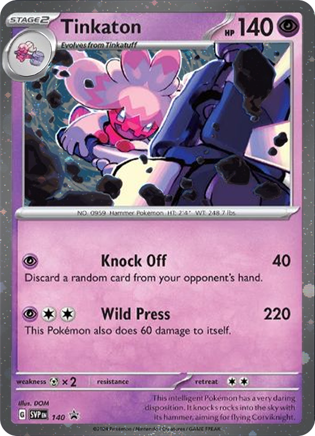 Tinkaton (SVP140) (Cosmos Holo) [SV: Scarlet & Violet Promo Cards] | Gamers Paradise