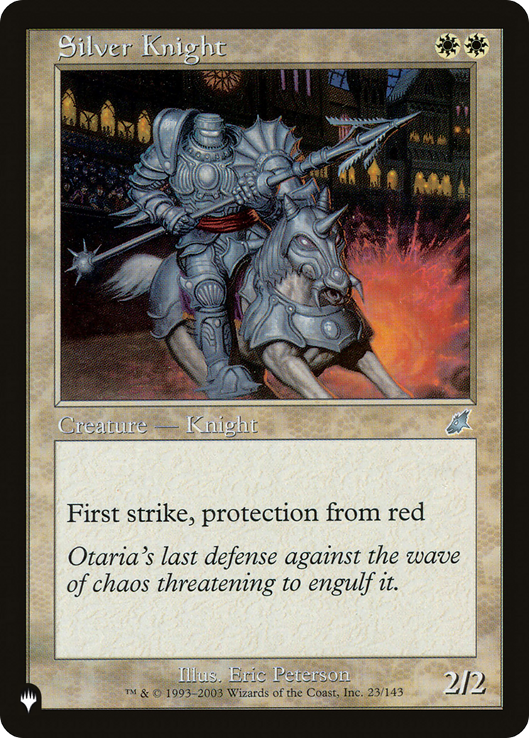 Silver Knight [The List Reprints] | Gamers Paradise