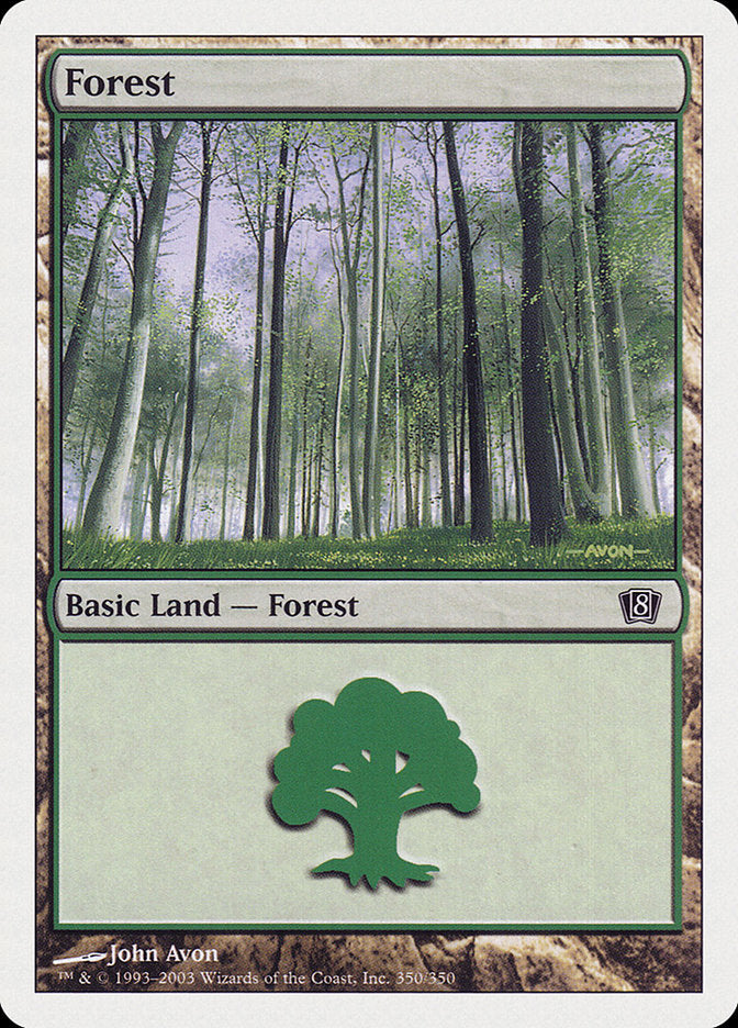 Forest (350) [Eighth Edition] | Gamers Paradise