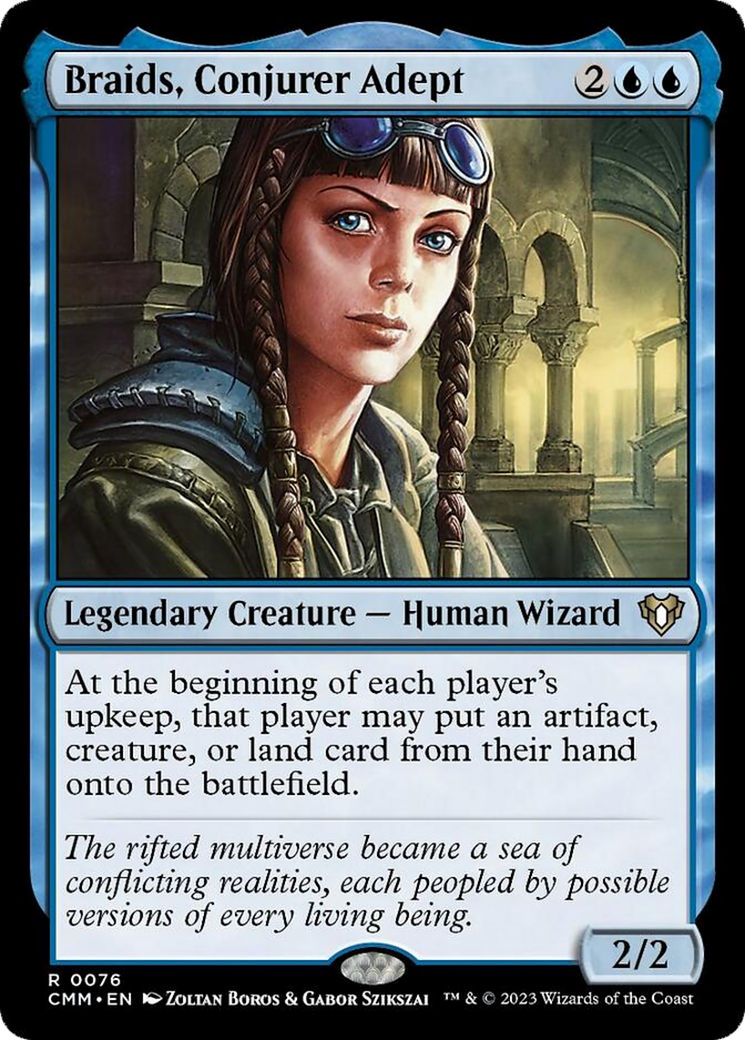 Braids, Conjurer Adept [Commander Masters] | Gamers Paradise