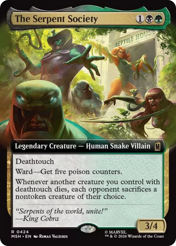 The Serpent Society (Extended Art) [Marvel Super Heroes] | Gamers Paradise