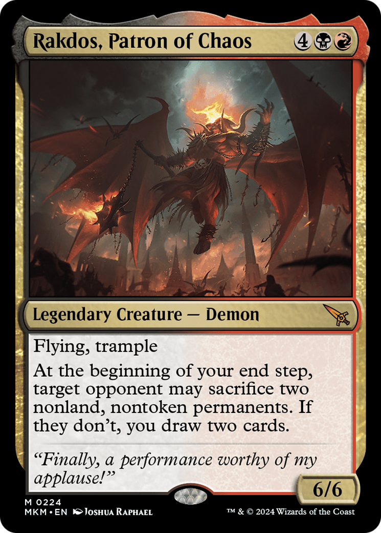 Rakdos, Patron of Chaos [Murders at Karlov Manor] | Gamers Paradise