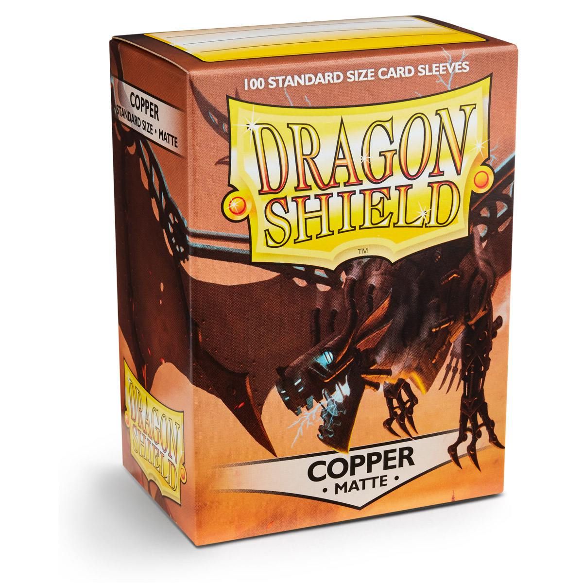 Dragon Shield: Standard 100ct Sleeves - Copper (Matte) | Gamers Paradise