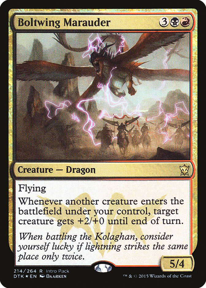 Boltwing Marauder (Intro Pack) [Dragons of Tarkir Promos] | Gamers Paradise