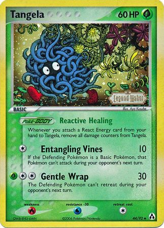 Tangela (44/92) (Stamped) [EX: Legend Maker] | Gamers Paradise