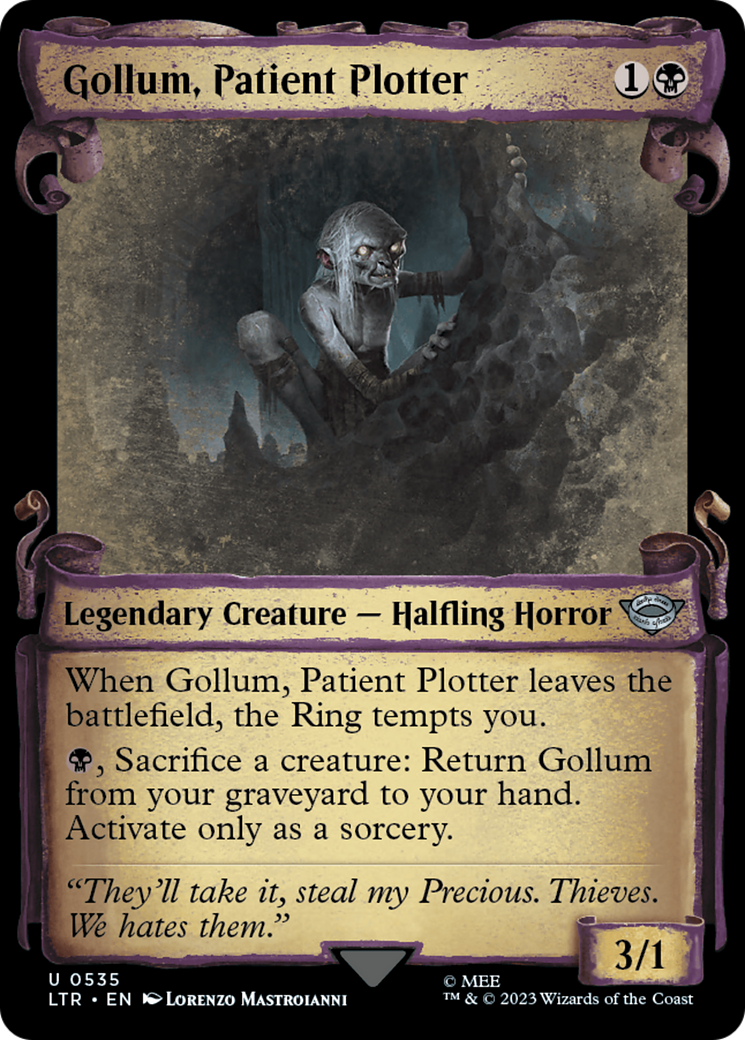 Gollum, Patient Plotter [The Lord of the Rings: Tales of Middle-Earth Showcase Scrolls] | Gamers Paradise