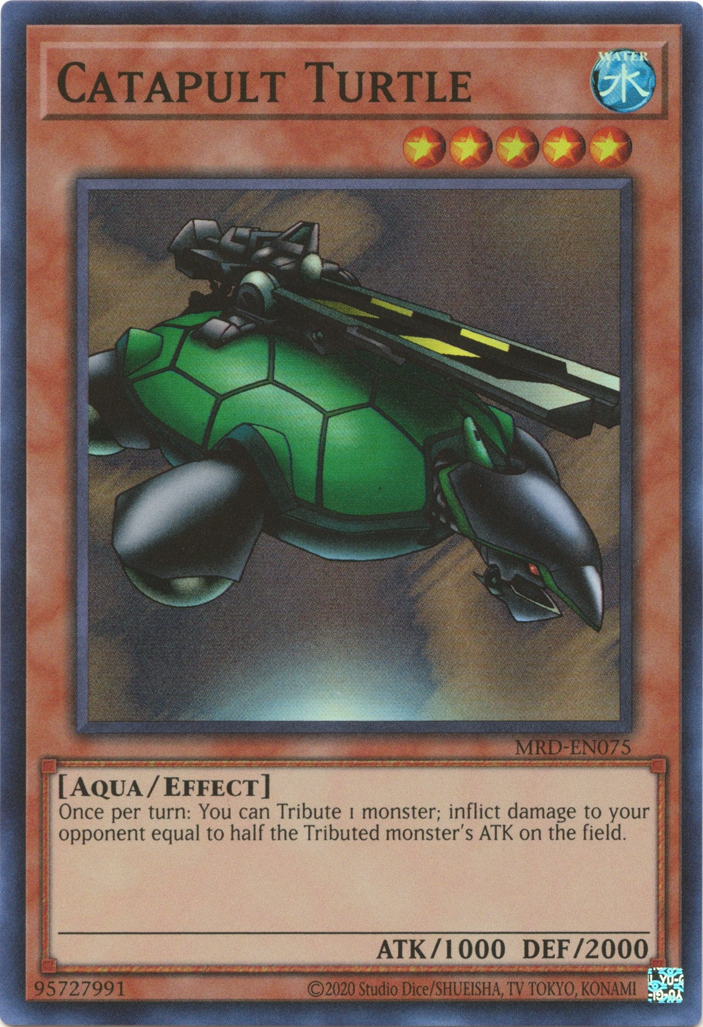 Catapult Turtle (25th Anniversary) [MRD-EN075] Super Rare | Gamers Paradise