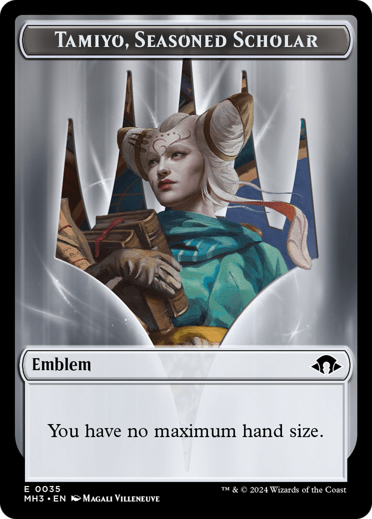 Tamiyo, Seasoned Scholar // Energy Reserve Double-Sided Token [Modern Horizons 3 Tokens] | Gamers Paradise
