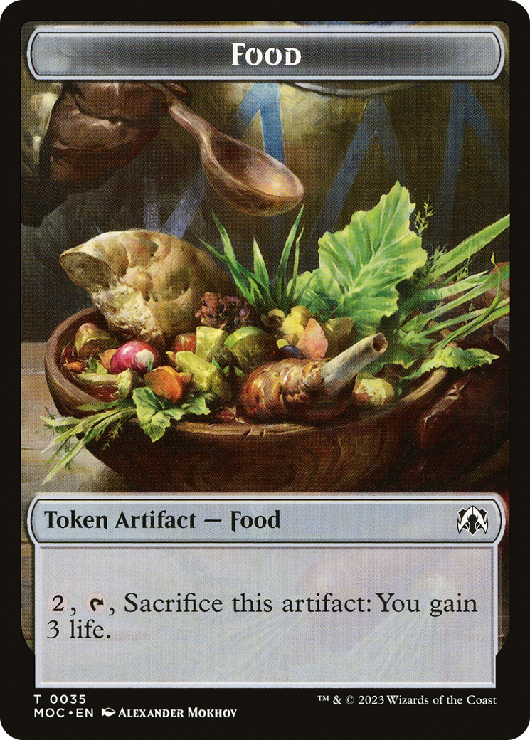 Food Token [March of the Machine Commander Tokens] | Gamers Paradise