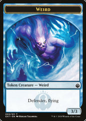 Weird // Goblin Double-Sided Token [Guilds of Ravnica Guild Kit Tokens] | Gamers Paradise