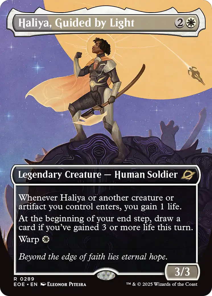 Haliya, Guided by Light (Borderless) [Edge of Eternities] | Gamers Paradise