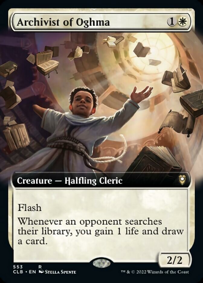 Archivist of Oghma (Extended Art) [Commander Legends: Battle for Baldur's Gate] | Gamers Paradise