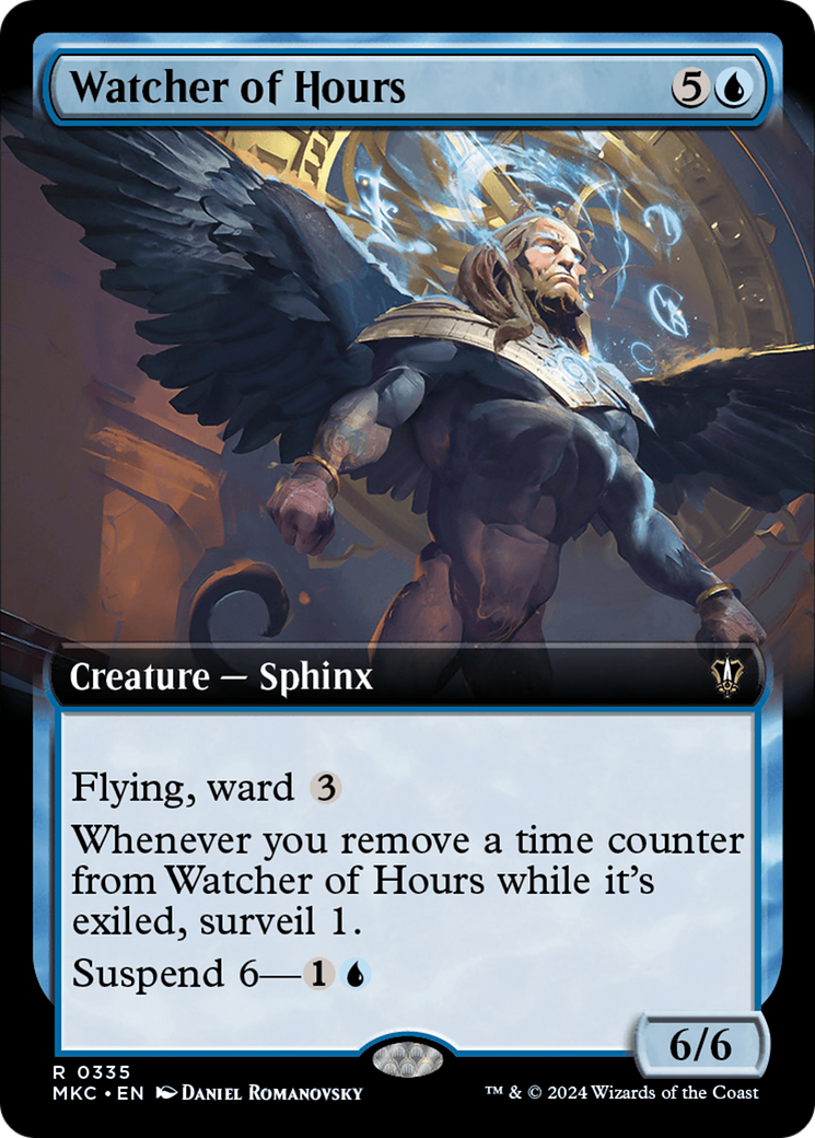 Watcher of Hours (Extended Art) [Murders at Karlov Manor Commander] | Gamers Paradise