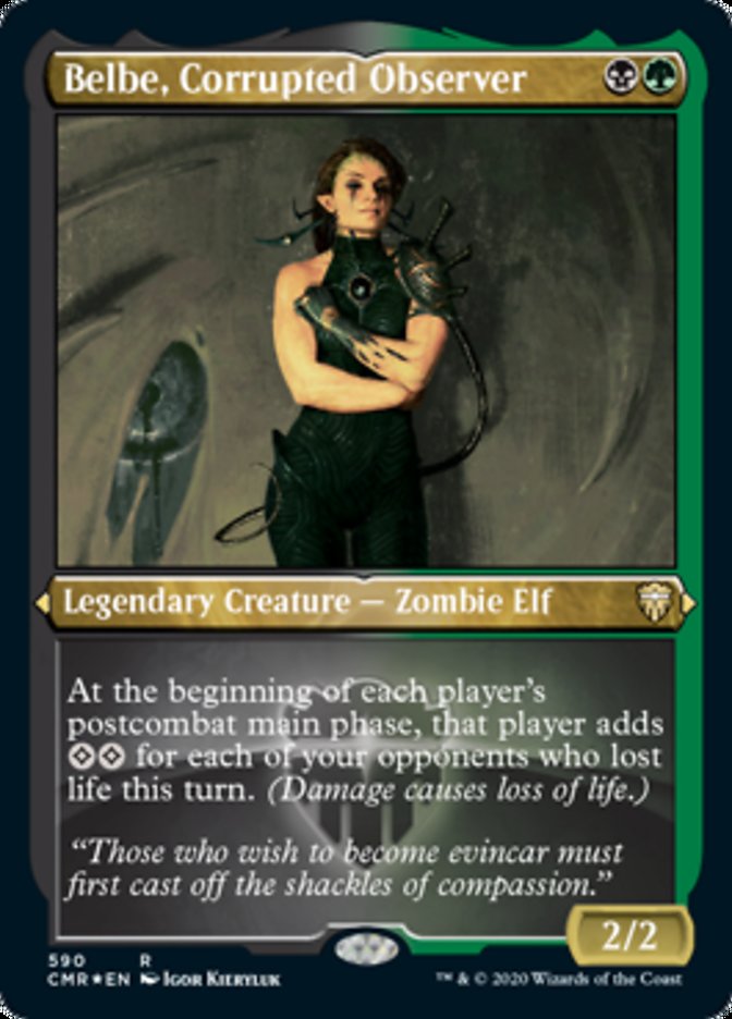 Belbe, Corrupted Observer (Etched) [Commander Legends] | Gamers Paradise