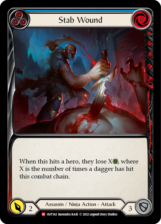 Stab Wound [OUT142] (Outsiders)  Rainbow Foil | Gamers Paradise