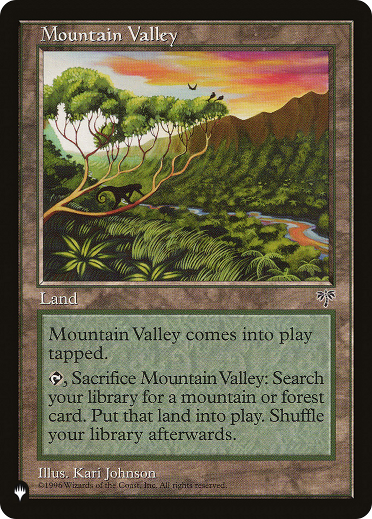 Mountain Valley [The List Reprints] | Gamers Paradise