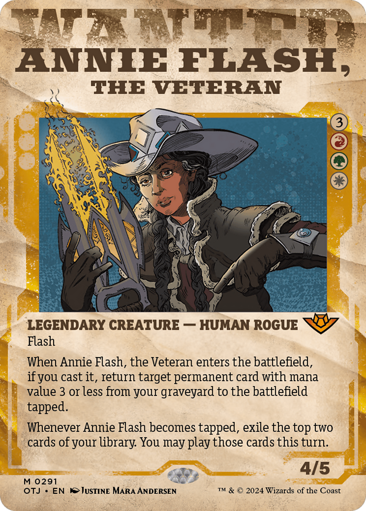 Annie Flash, the Veteran (Showcase) [Outlaws of Thunder Junction] | Gamers Paradise