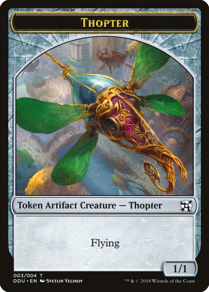 Thopter Token (003/004) [Duel Decks: Elves vs. Inventors Tokens] | Gamers Paradise
