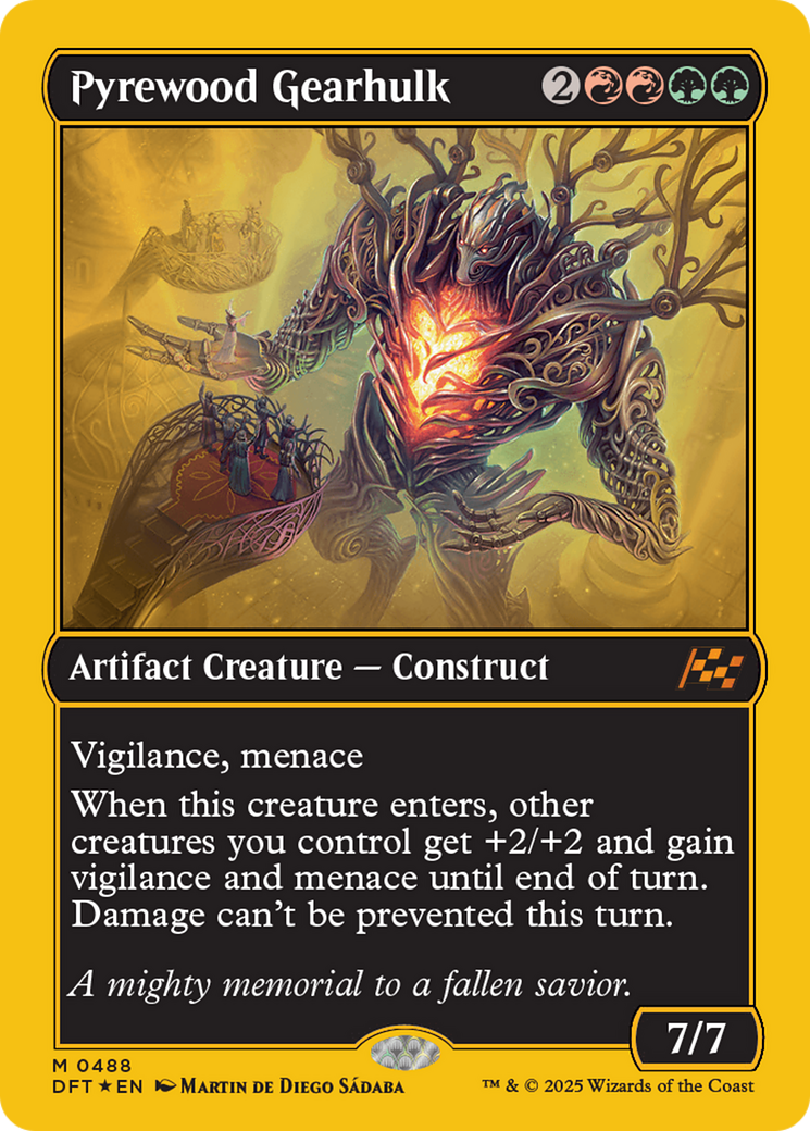 Pyrewood Gearhulk (First-Place Foil) [Aetherdrift] | Gamers Paradise