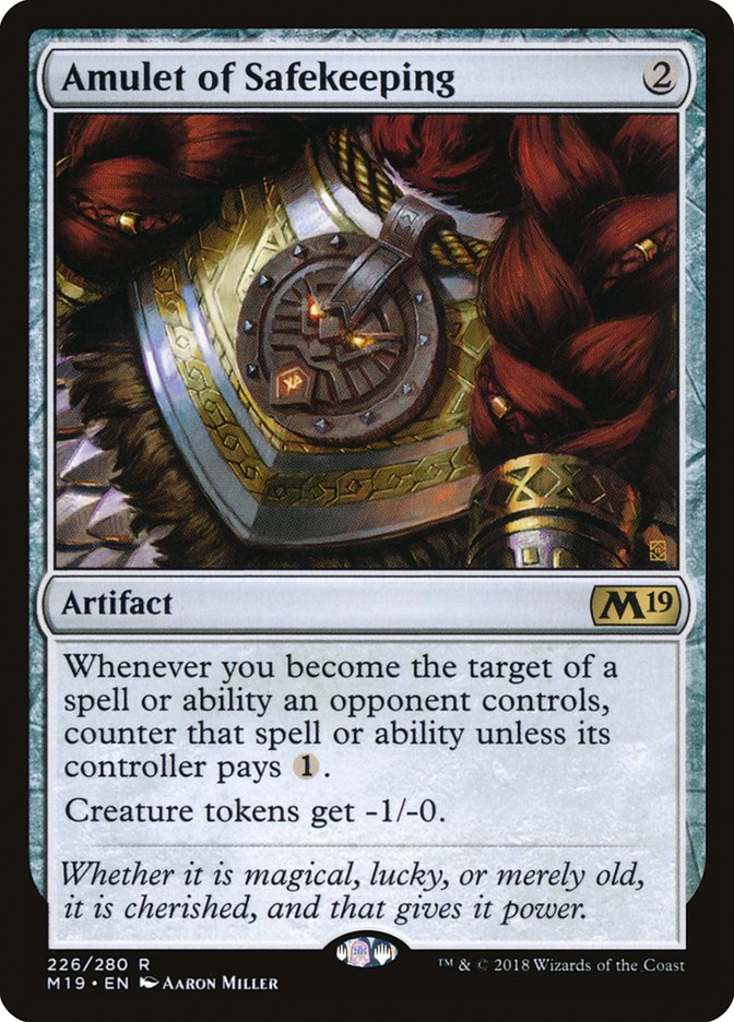 Amulet of Safekeeping [Core Set 2019] | Gamers Paradise