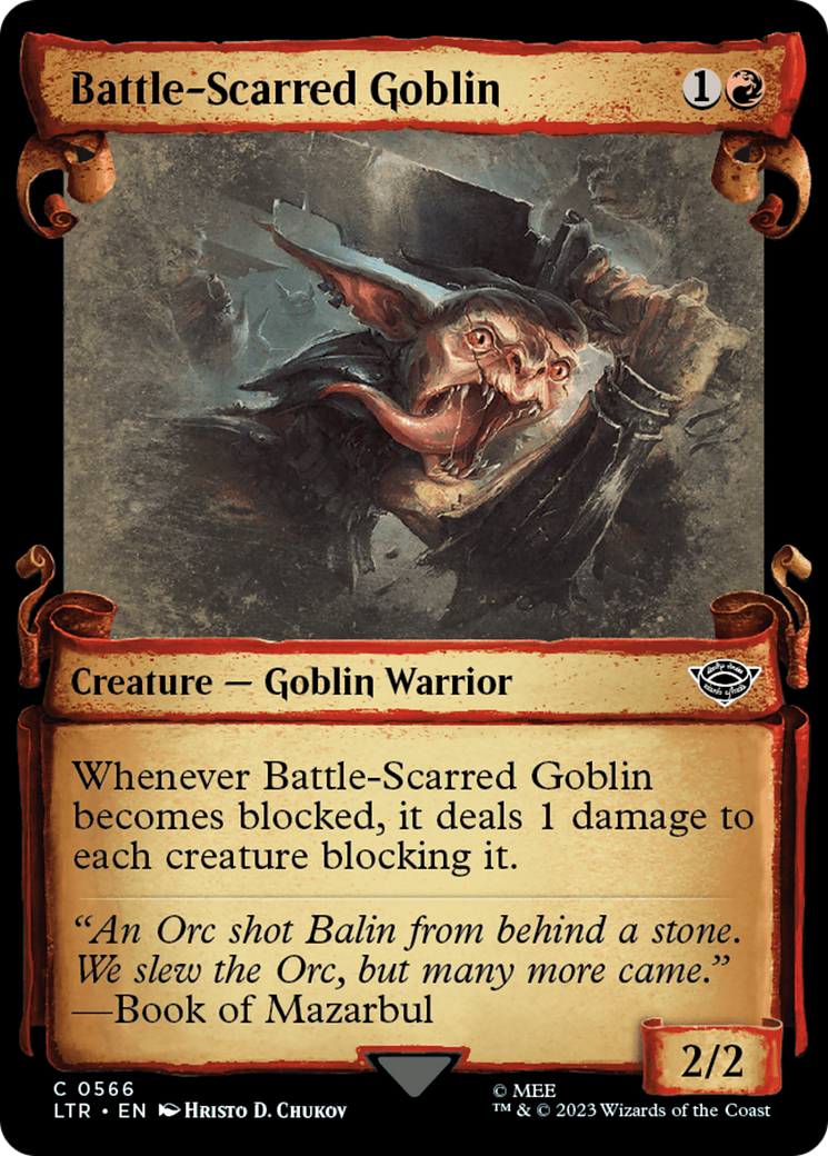 Battle-Scarred Goblin [The Lord of the Rings: Tales of Middle-Earth Showcase Scrolls] | Gamers Paradise