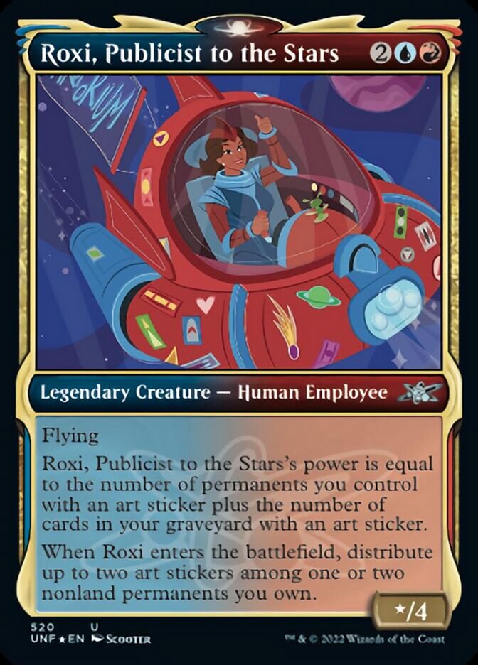 Roxi, Publicist to the Stars (Showcase) (Galaxy Foil) [Unfinity] | Gamers Paradise