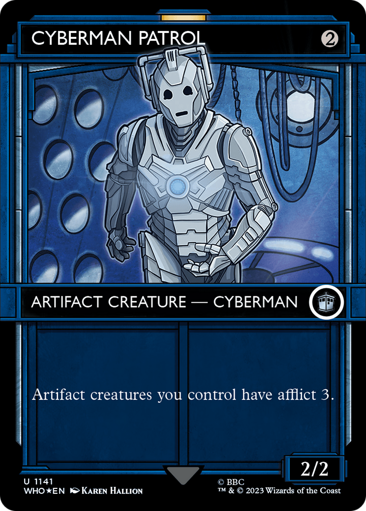 Cyberman Patrol (Showcase) (Surge Foil) [Doctor Who] | Gamers Paradise