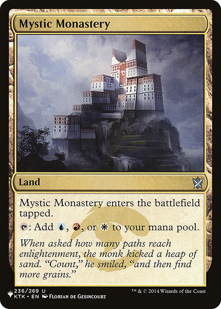 Mystic Monastery [The List Reprints] | Gamers Paradise