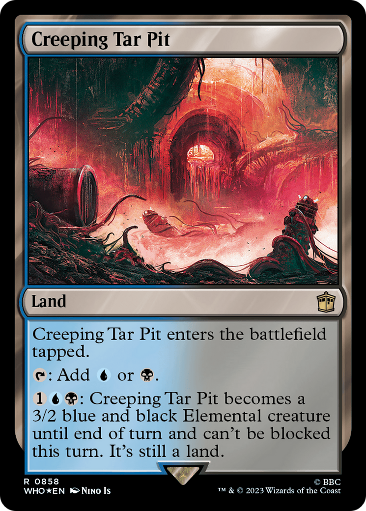 Creeping Tar Pit (Surge Foil) [Doctor Who] | Gamers Paradise