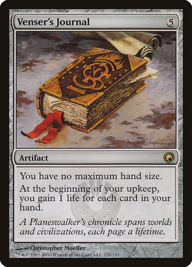Venser's Journal [Scars of Mirrodin] | Gamers Paradise
