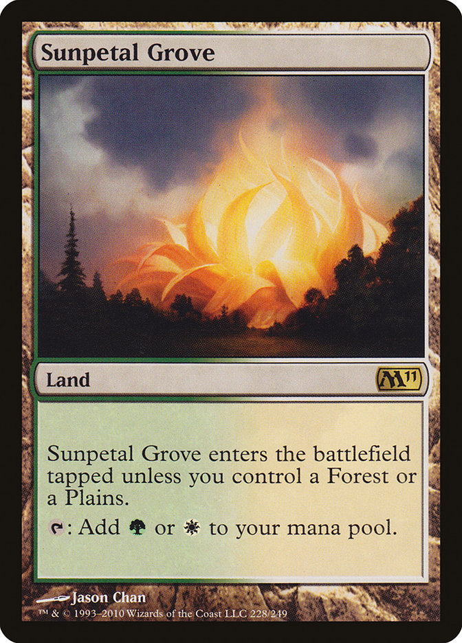 Sunpetal Grove [Magic 2011] | Gamers Paradise