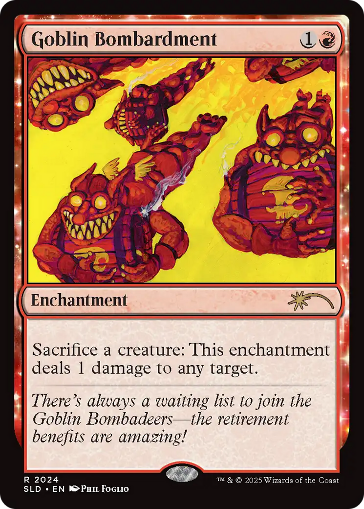 Goblin Bombardment (2024) (Rainbow Foil) [Secret Lair Drop Series] | Gamers Paradise