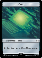Junk // Clue Double-Sided Token [Fallout Tokens] | Gamers Paradise