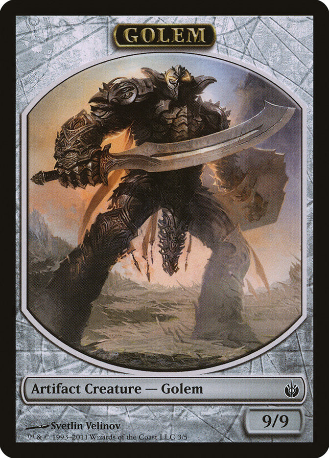 Golem Token [Mirrodin Besieged Tokens] | Gamers Paradise