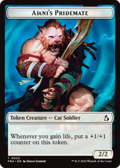 Ajani's Pridemate // Mowu Double-Sided Token [Reality Fracture Tokens] | Gamers Paradise