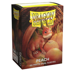 Dragon Shield: Standard 100ct Sleeves - Peach (Dual Matte) | Gamers Paradise