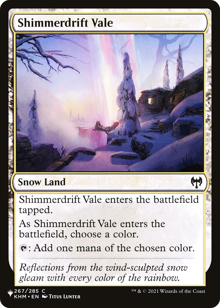 Shimmerdrift Vale [The List Reprints] | Gamers Paradise