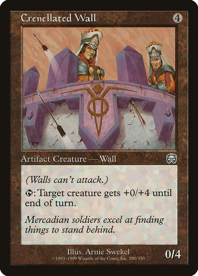 Crenellated Wall [Mercadian Masques] | Gamers Paradise