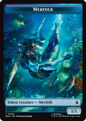 Wall (003) // Merfolk (006) Double-Sided Token [Marvel Super Heroes Commander Tokens] | Gamers Paradise