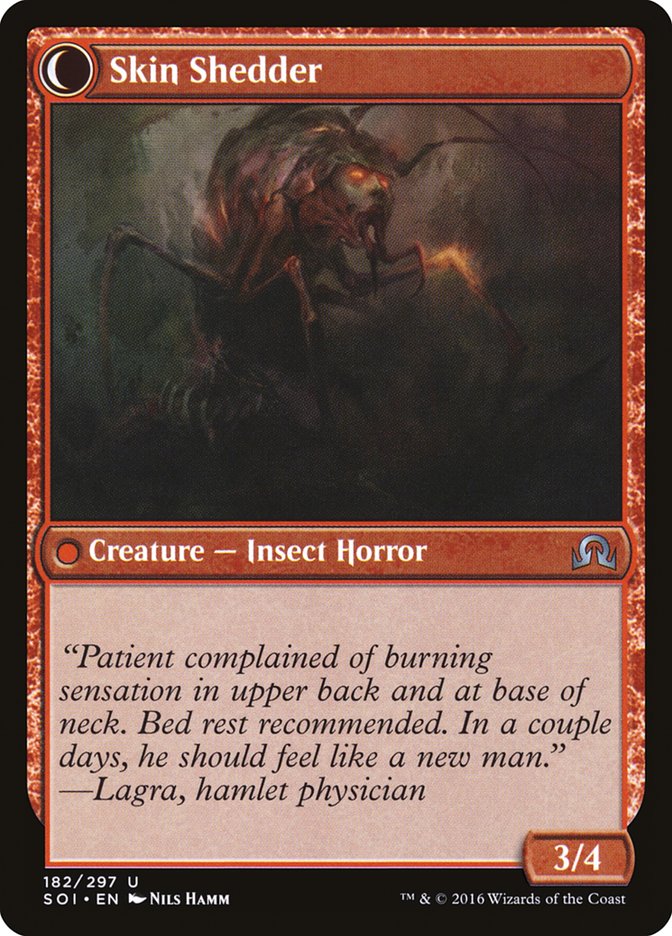 Skin Invasion // Skin Shedder [Shadows over Innistrad] | Gamers Paradise