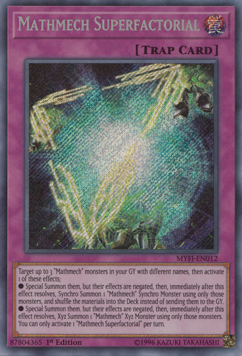 Mathmech Superfactorial [MYFI-EN012] Secret Rare | Gamers Paradise