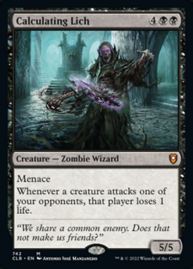 Calculating Lich [Commander Legends: Battle for Baldur's Gate] | Gamers Paradise