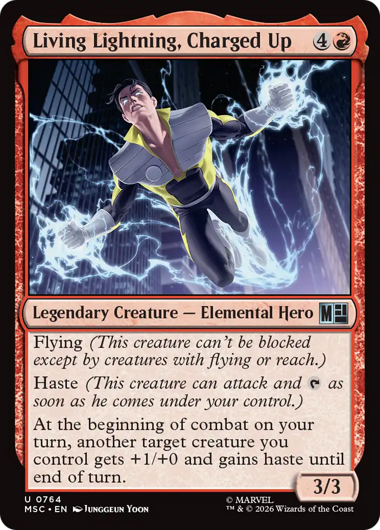 Living Lightning, Charged Up [Marvel Super Heroes Commander] | Gamers Paradise